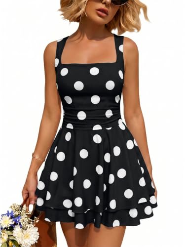 Image of Trendy Queen Women Mini Summer Party Homecoming Beach Vacation Sun Dresses