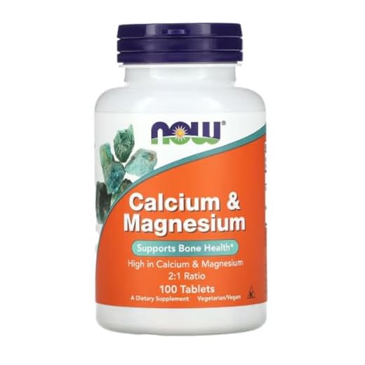 Now Foods - CALCIUM & MAGNESIUM | Calcio y Magnesio | Apoyo para la Salud Ósea y Relajación Muscular - 100 Tabletas