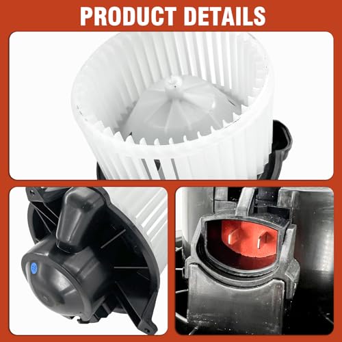 Image of AC Heater Blower Motor with Fan Fit for Ford Expedition 2003-2006, F-150 2004-2008, Lincoln Navigator 2003-2006,Replacement for OE# 700139, 2C3Z19834AA, 6L1Z19805B