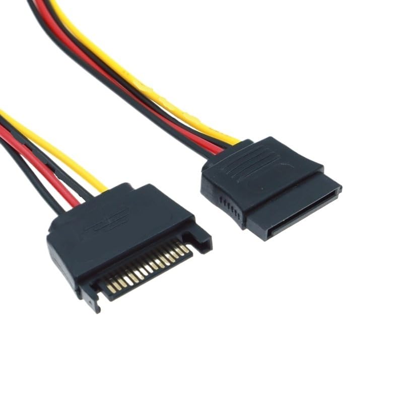 Cable splitter de energía SATA II macho a hembra 20 cm miniatura 5