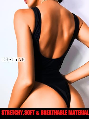 Sexy One Piece Swimsuits, High Cut Backless, Plunge Rave Outfits3