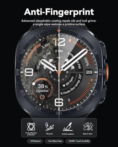 Image of SPGUARD 4 Pack for Samsung Galaxy Watch Ultra 2 47mm Screen Protector