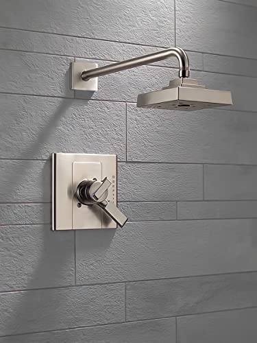 Corla Modern 3.5” Square Shower Arm Flange | Universal Extra Large Replacement Escutcheon Cover Plate (Brushed Nickel) #TOP2