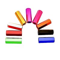 5-10 pezzi m2 m2.5 m3 m4 m5 m6 Dado di bloccaggio in nylon colorato in lega di alluminio anodizzato multicolore-M2.5 10 pezzi, rosso