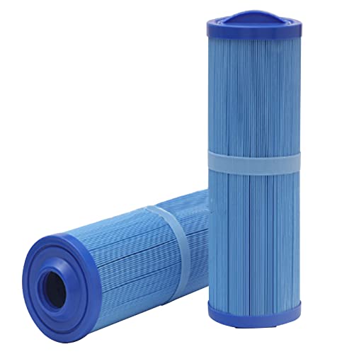 2er-Pack Pool Spa Filter kompatibel mit Unicel 4CH-949 Filbur FC-0172 SD-01143 Waterway 817-4050, Pleatco PWW50L Teleweir 50, Rising Dragon 50, SC757, FD2007 Whirlpool Spa Filter ter patrone b lue Cover