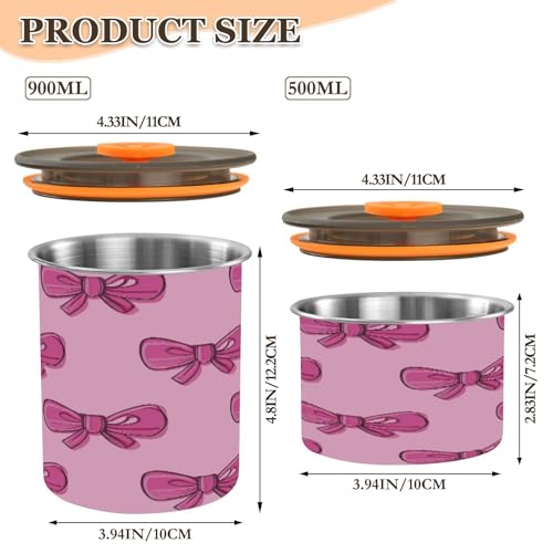 ATTX Lata Hermética para Café Acero Inoxidable 900 ml miniatura 2