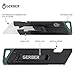 Gerber Gear EAB Slim Compact Utility Knife, Clips to Pocket or Keychain with Replaceable Blade with Bottle Opener for Everyday Carry, EDC Gear with Box Cutter Retractable, Black