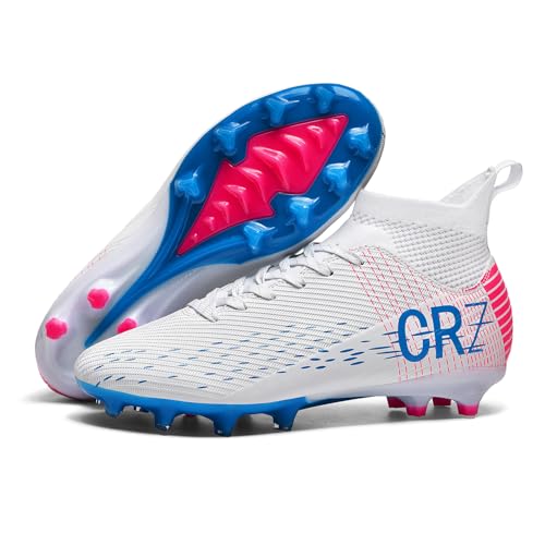 Image of Soccer Cleats for Mens Womens Indoor Turf Soccer Shoes Youth AG TF Training Football Boots Unisex