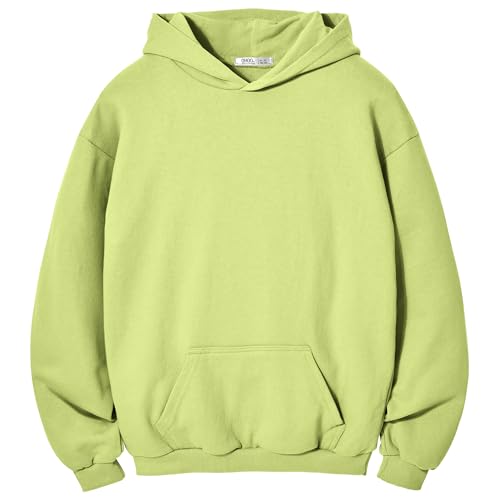 Image of Ohoo Youth French Terry Pullover Hoodie - 100% Cotton Pre-Shrunk Soft Midweight Sweatshirt for Boys Girls