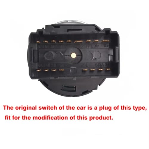 Interruptor de control de faros 5ND941431 para solucionar fallos de luces en VW Sharan 4