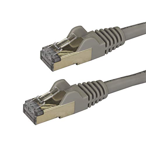 StarTech.com Cavo di Rete Ethernet Cat6a - Cavo Schermato STP da 3m - Cavo RJ45 Antigroviglio - Grigio