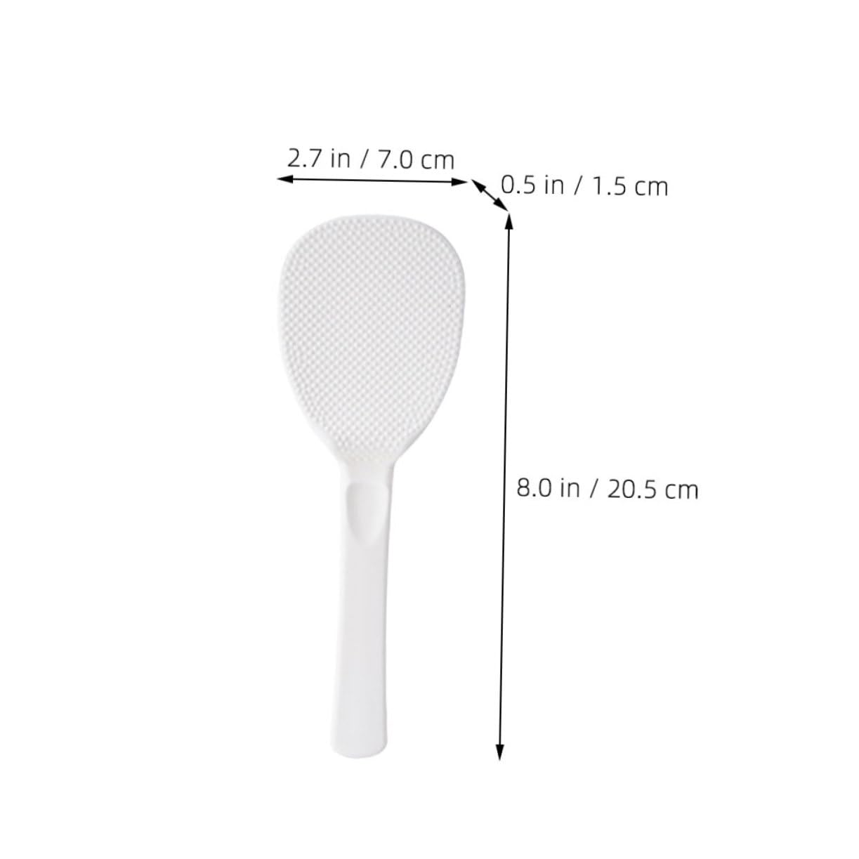 LALADEFIEE Nonstick Rice Spoon Kitchen Rice Paddle Temperature Resistant Cooking Utensil Sleek Design for Modern Kitchens