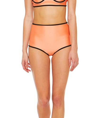 Bra Society Women's Full Coverage High Waisted Bikini Bottom