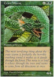 Magic The Gathering - Craw Wurm - Quinta Edición