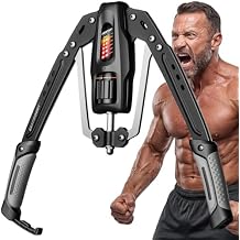 EAST MOUNT Twister Arm Exerciser, Adjustable Hydraulic Resistance 22440 lbs, Arm Chest & Shoulder Strength Trainer for Home Workouts, Upper Body Muscle Builder, Fitness Training Equipment