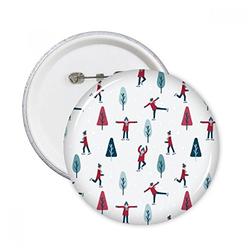 Pins badge bouton rond multicolore pour masquer un accroc ou personnaliser un vêtement uni S