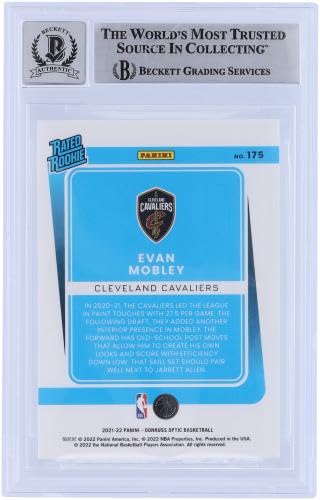 Evan Mobley Cleveland Cavaliers Autographed 2021-22 Panini Donruss 