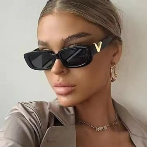 Image of Dervin UV Protected Cat Eye Retro Sunglasses for Women