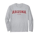 Photo Gallery classic arizona print retro varsity vintage arizona maglia a manica Photo Gallery classic arizona print retro varsity vintage arizona maglia a manica
