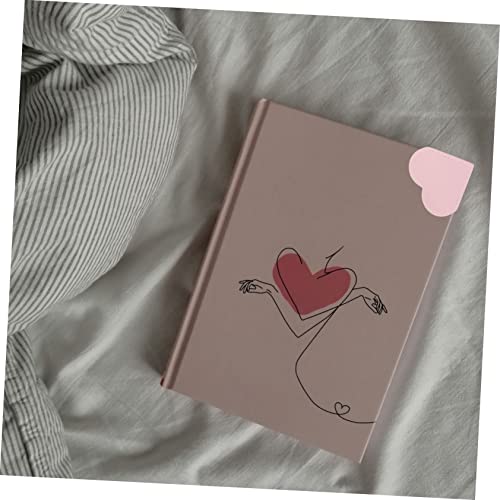 Marque-pages cuir en forme de cœur un cadeau idéal pour amateurs de lecture et étudiants