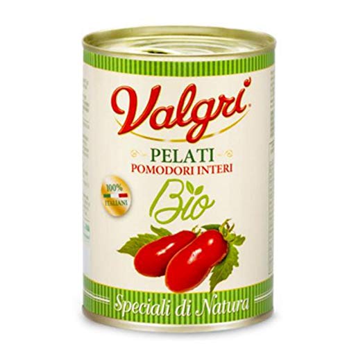 PELATI DI POMODORO 400 Gr BIOLOGICO - Cartone 12 Pezzi