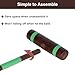 SpeedArmis 24In Croquet Set for 4 Players - Pine Wooden Mallets, Colored PE Ball, Wickets, End Stakes, and Carrying Bag, Lawn Backyard Outdoor Game for Teens Family