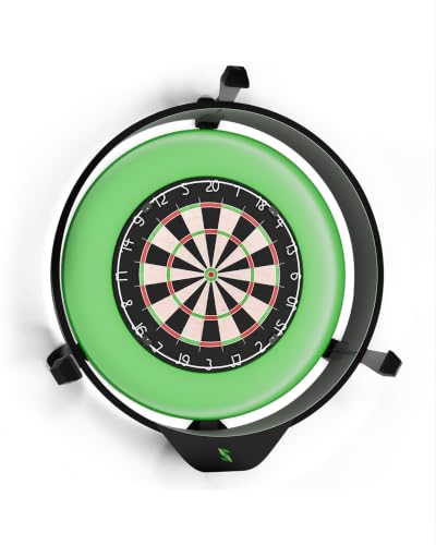 Scolia Home 2 Dart-System mit Licht Autoscoring-Dartsystem elektronisch mit Stabiler Wandmontage Dartspiel für lokale und Online Matches