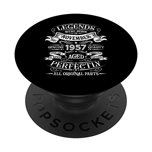 Leyendas nacieron en noviembre de 1957 regalo de cumpleaños PopSockets PopGrip Intercambiable