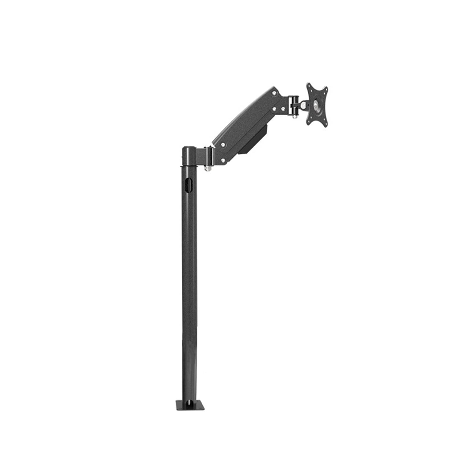 Support de sol moniteur à bras de gaz LD216A : libérez votre bureau du côté canapé
