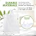 Prime Line Packaging Clear Plastic Bags, Frosted Gift Bags with Handles for Small Business, Welcome Goody, Gift Totes for Boutiques, Events, Bulk, 8x4x10, 100 Pack