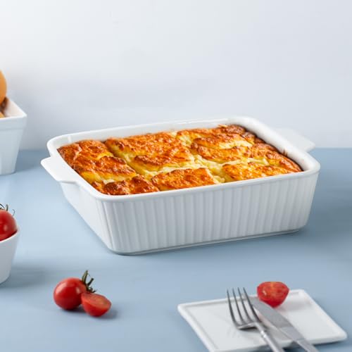 Cikiciki Casserole Dishes For Oven, 10'' Square Casserole Baking Dish thumb #7