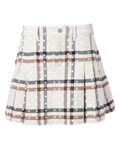 [パーリーゲイツ] レディース プリーツスカート (チェック×ドット柄・ストレッチ) / ゴルフ / 055-5234008 041_ベージュベース 1 [M]のサムネイル