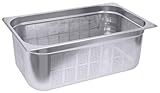 Gelochte GN-Behälter aus Edelstahl 18/10