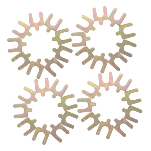 TIDTALEO 50pcs U-shaped Vehicle Alignment Shims Kit Metal Shims for Precision Car Wheel Alignment Thickness Enhanced Stability and Effortless Installation for Automotive Maintenance