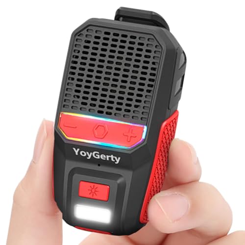 2026 Bluetooth 5.4 Wearable Waterproof Speaker with RGB Lights and Mic
