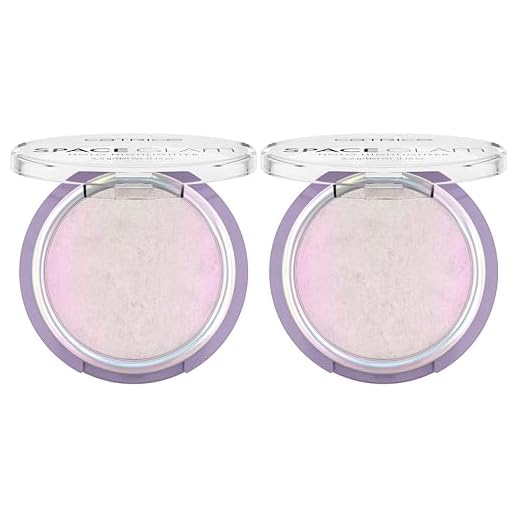 Catrice Space Glam Holo Highlighter, n.º 010, multicolor, de larga duración, resultado inmediato, intenso, brillante, vegano, sin aceite, sin perfume, sin alcohol, 1 unidad (4,6 g) (Paquete de 2)
