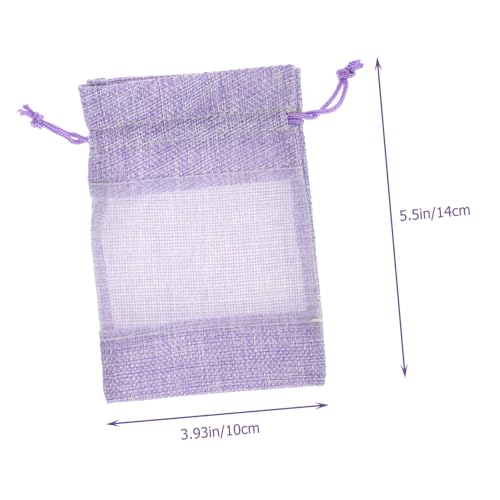 10 bolsas de sachet lavanda vacías para aromaterapia y especias miniatura 2