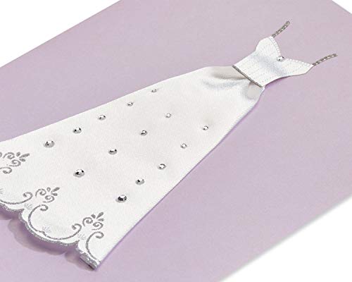 Image of Papyrus Wedding Shower Card for the Bride-to-Be (Handmade Bridal Gown)