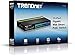 TRENDnet 10-Port Gigabit Web Smart PoE+ Switch, 8 x PoE+ Gigabit Ports, 2 x Gigabit Ethernet Ports, 2 x Shared SFP Slots, 75W Total Power Budget, Rack Mountable, Lifetime Protection, Black, TPE-1020WS