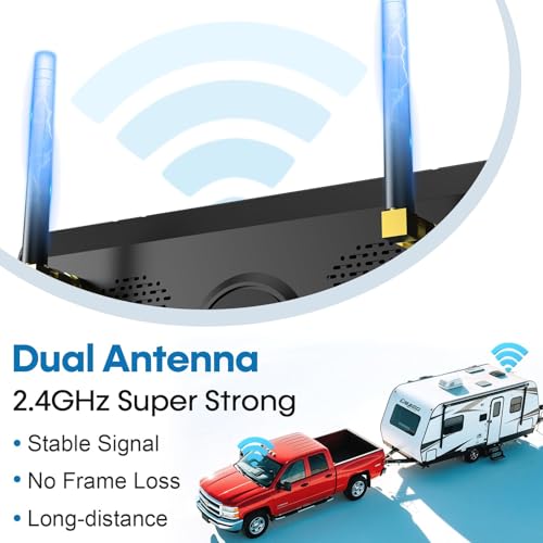 HD 1080P Wireless Backup Camera for RV: Easy Install for Furrion Pre-Wired by Fodkh - Used condition - Image 4