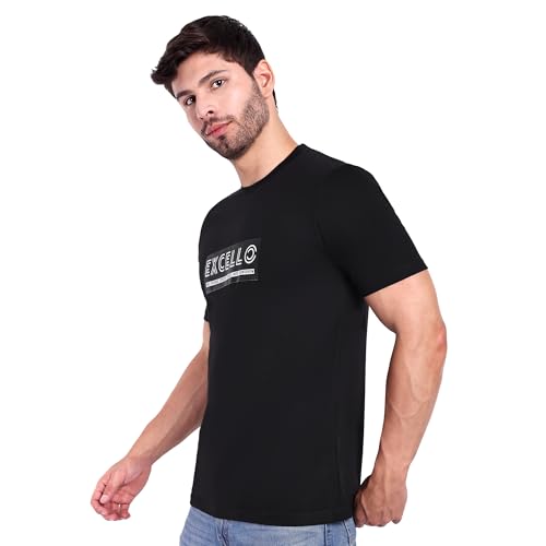 Image of EXCELLO Men's 100% Pure Cotton T-Shirt || Super Soft, Breathable, Premium Material.