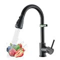 Oil Rubbed Bronze Faucet with Pull Down Sprayer - Bronze Kitchen Sink Faucet, Single Handle, Single or 3 Hole, Sprayer
