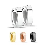 Verwendbar als: Ohrschmuck, Lobe Piercing, Upper Lobe Piercing, Ohrstecker | Unisex Ohrring Stecker Set zum Klappen für Frauen, Männer, Teenager und Kinder (Mädchen & Jungs) | auch für empfindliche Personen und mit Allergiker bestens geeignet | der Hingucker für jede Gelegenheit