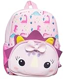 Mochila Infantil Em Neoprene Bebê Creche Escolinha Yins Kids (Dino)