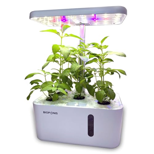 Bioponis - Eden Blanc - Orto da Interno Idroponica per Piante Aromatiche - 5 Piazzole di Coltivazione