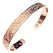 Copper bracelet used for arthritis - a pure copper magnetic bracelet with 6 magnets for men and women to effectively relieve joint pain.
