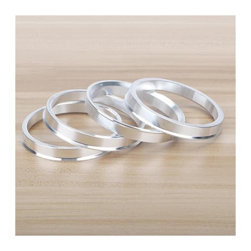 車のホイールハブのガスケット 67.1-66.6 71.6-67.1 73.1-67.1 73.1-70.3 73.1-56.1mm ハブセントリックリング アルミホイールハブリング ドスペーサー(73.1-67.1mm)