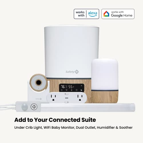 Safety 1st Connected Smart Humidifier — 1 Gallon (3.8L) Tank Size, Cool Mist Humidifier with Hygrometer and Nightlight, and Whisper Quiet for Baby Bedroom, Nursery, iOS and Android Compatible - image 6