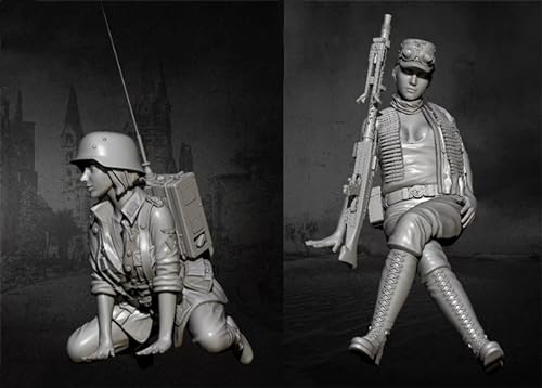 Kit résine figurine militaire 1/35 de soldates de la Seconde Guerre mondiale