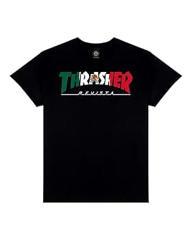 ※the GazettE THRASHER BLACK MORAL※ Thrasher Skategoat T-Shirt Black